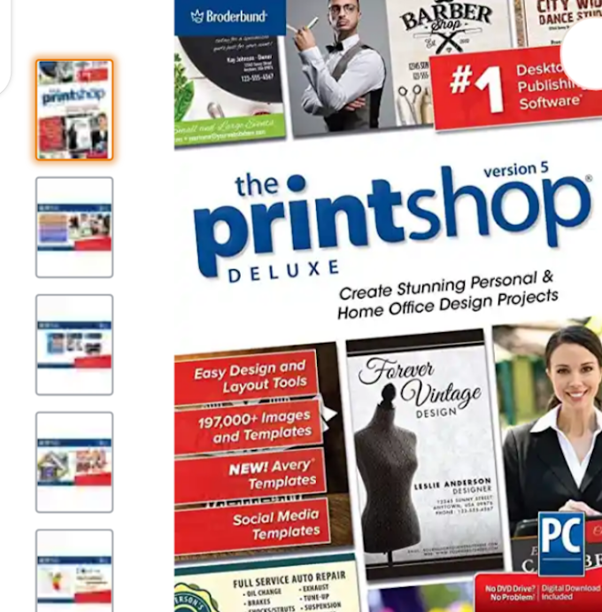 Download The Print Shop Deluxe 5.0 software