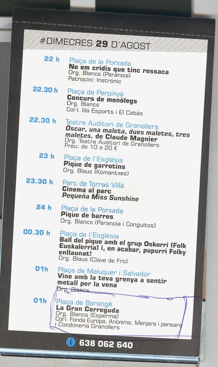 Programa de Granollers 2007