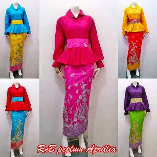  Baju Wanita Model Setelan Batik Rok Blus Baju Batik 