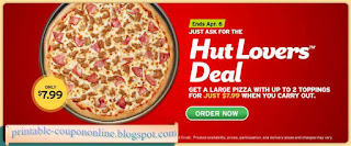 Free Printable Pizza Hut Coupons