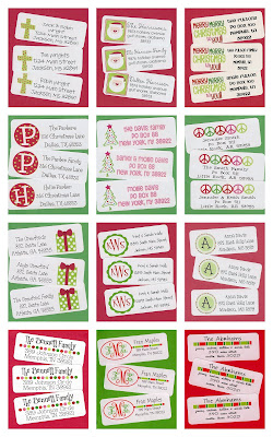 Christmas Address Labels Wallpaperes