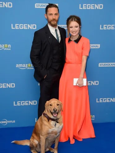 Tom Hardy and his dog Woody