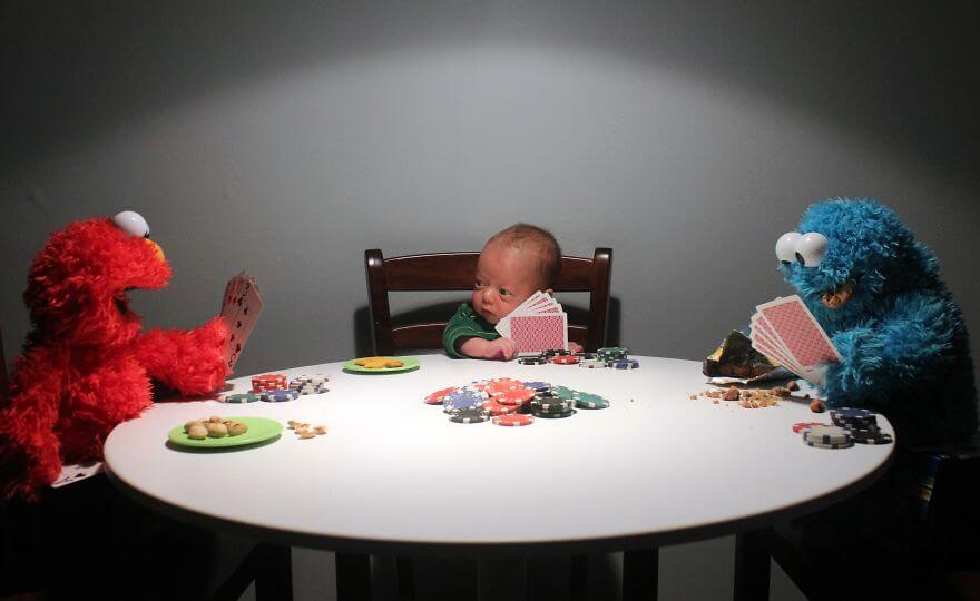 Dad Makes His Baby Do Things A Grown-Up Would Do, And The Photos Are Hilarious