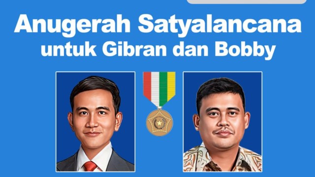 Gibran dan Bobby Terima Penghargaan Satyalancana dari Presiden Jokowi, Adakah Unsur Nepotisme?
