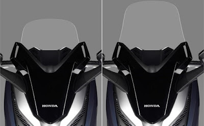 Honda Forza 300 2018 atau Forza 250 flexible windshield electris