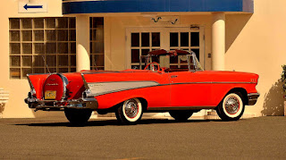 1957 Chevrolet Bel Air Convertible Rear Right