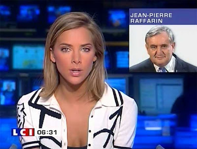 Mélissa Theuriau from LCI news