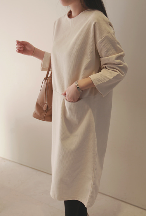  Slit Pocket Dress