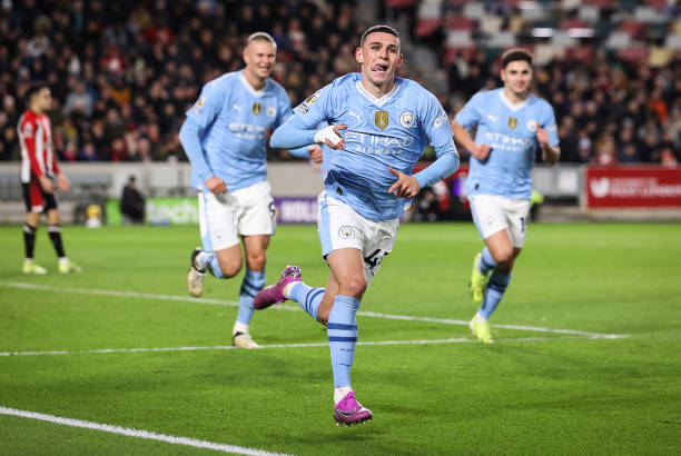 Phil Foden of Manchester City celebrates