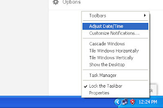 adjust time and date windows