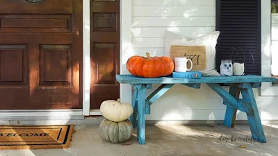 yard sale bench makeover