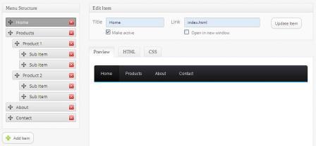 cara membuat menu dropdown di blog