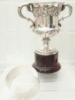 Large George IV Silver Trophy Cup - Emes & Barnard 1828 - 19th Century Georgian