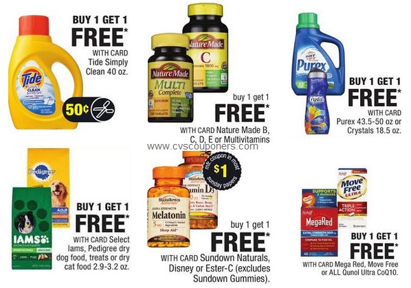 buy one get one free cvs