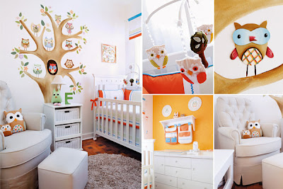 quarto de bebê enfeitado com bichinhos 