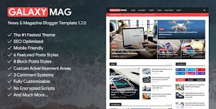 GalaxyMag v1.7.0 – Responsive News & Magazine Blogger Template - Responsive Blogger Template