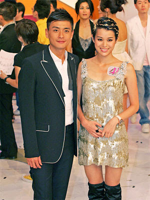 Myolie Wu and Bosco Wong at TVB Lighting Ceremony 2008