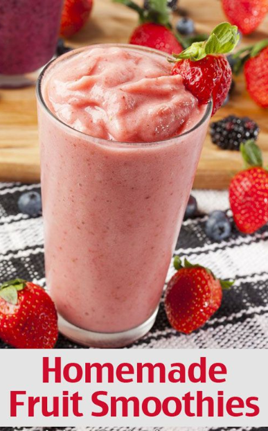 Homemade Fruit Smoothies Recipe And Extras
