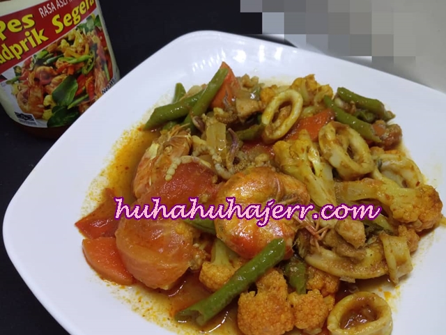 Masak Paprik Campur Dengan Sos Paprik Thai, Sedap Juga 