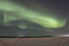 Aurora Borealis on Lake Inari, Finland