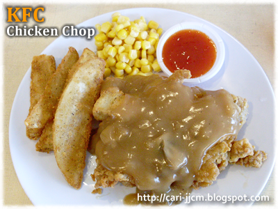 set kfc chicken chop ni ade 2 jenis or chicken chop combo with kfc ...