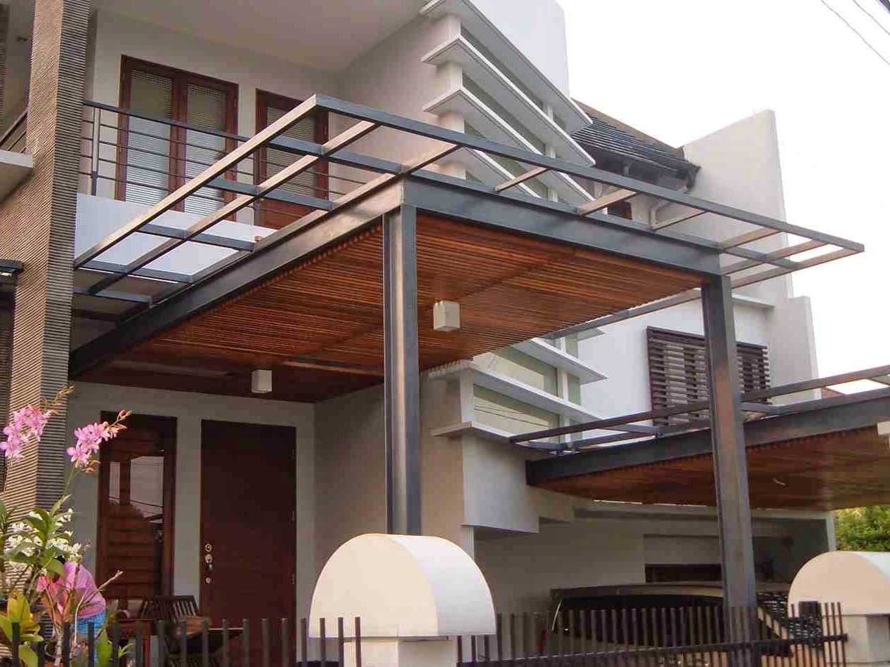 48 Model Kanopi Modern Pada Rumah Minimalis Rumahku Unik