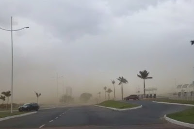 VÍDEO: Tempestade “de areia” causa pânico na Zona Leste de Vitória da Conquista-BA