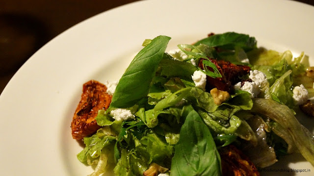 Oven roasted tomato salad @ A Romantic Dining Experience @ Grasshopper | Bangalore