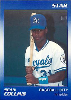 Sean Collins 1990 Baseball City Royals card