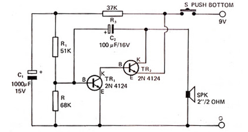 Elektronika Rangkaian Sederhana Bel Listrik 