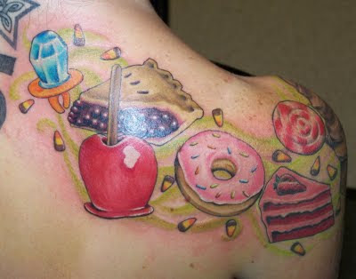 Candy and Sweets Tattoo By Alastair at Route 9 Tattoo in Framingham, MA