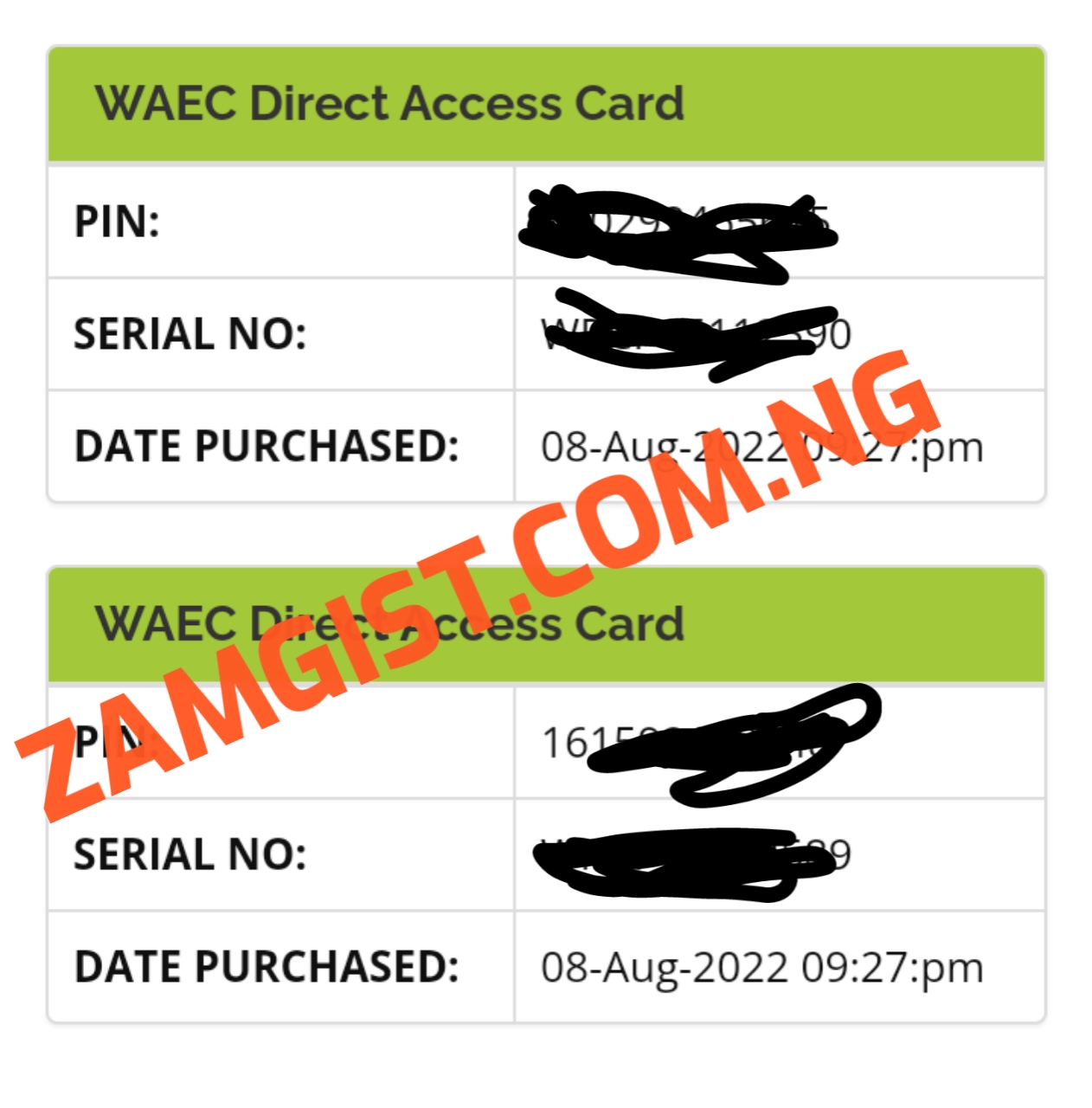 How to buy WAEC scratch card online at heaper rate