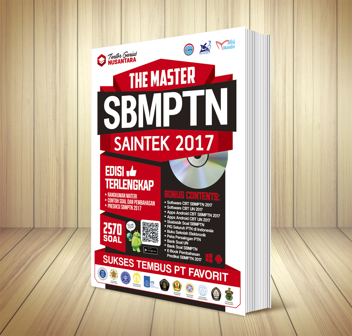 Buku SBMPTN 2017 "The Master SBMPTN 2017" Saintek dan 