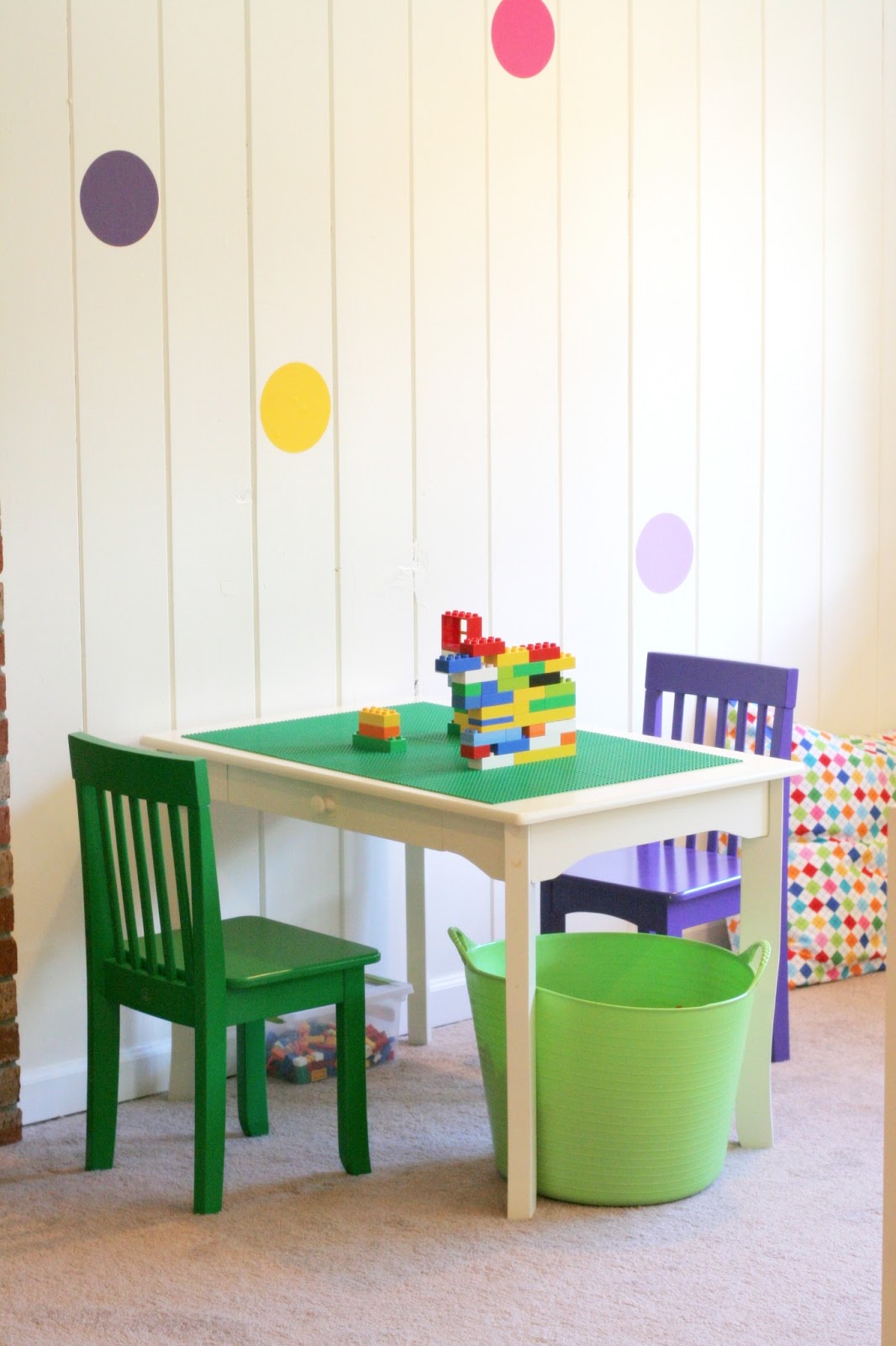 Playroom Design: DIY Playroom with Rock Wall from Fun at Home with Kids