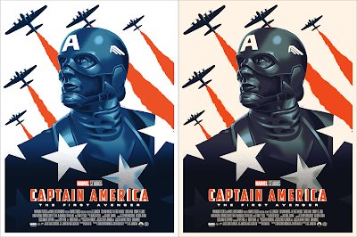 Captain America: The First Avenger Screen Print by Doaly x Grey Matter Art x Marvel