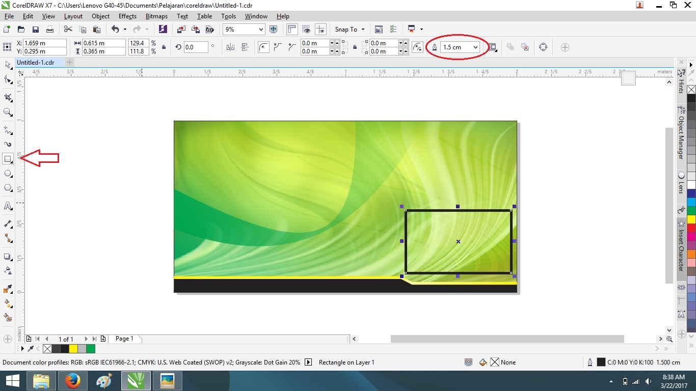 Cara Membuat Banner Toko Distro dengan Corel Draw X4 X5 X6 X7