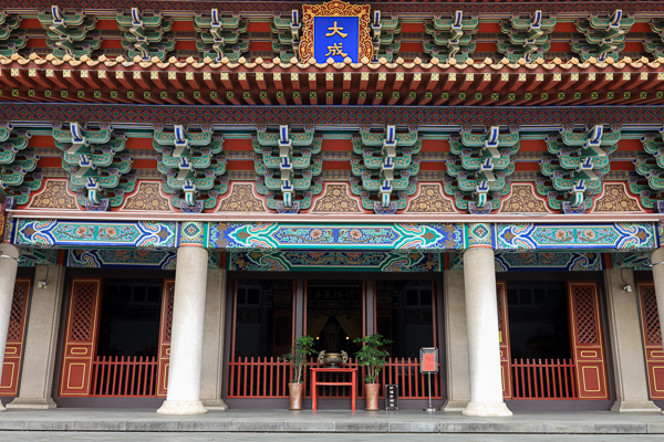 台中孔廟和忠烈祠，大成至聖先師，仿宋清雄偉宮殿建築免費參觀