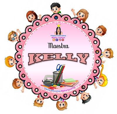 PIN Maestra Nombre Kelly para imprimir