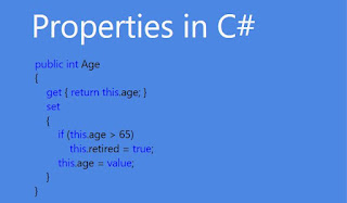 برمجة متقدمة سي شارب الخصائص C# - Properties