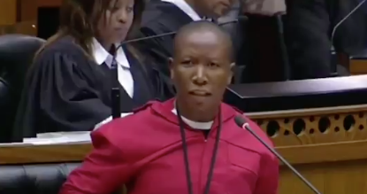 Racist South African Political Leader Julius Malema: “Go After the White Man… We Are Cutting the Throat of Whiteness”