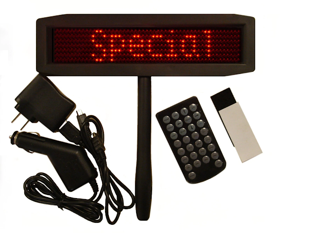 Rechargeable LED Programmable Sign from Affordable LED
