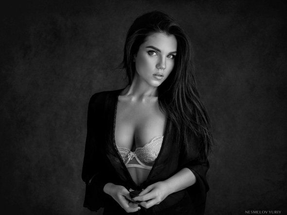 Yuriy Nesmelov 500px arte fotografia mulheres modelos russas fashion beleza preto e branco