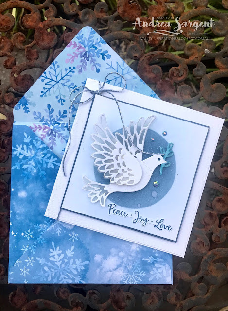 Dove of Hope Christmas Stampin Up card, Andrea Sargent, Independent Stampin' Up! Demonstrator, South Australia, Australia