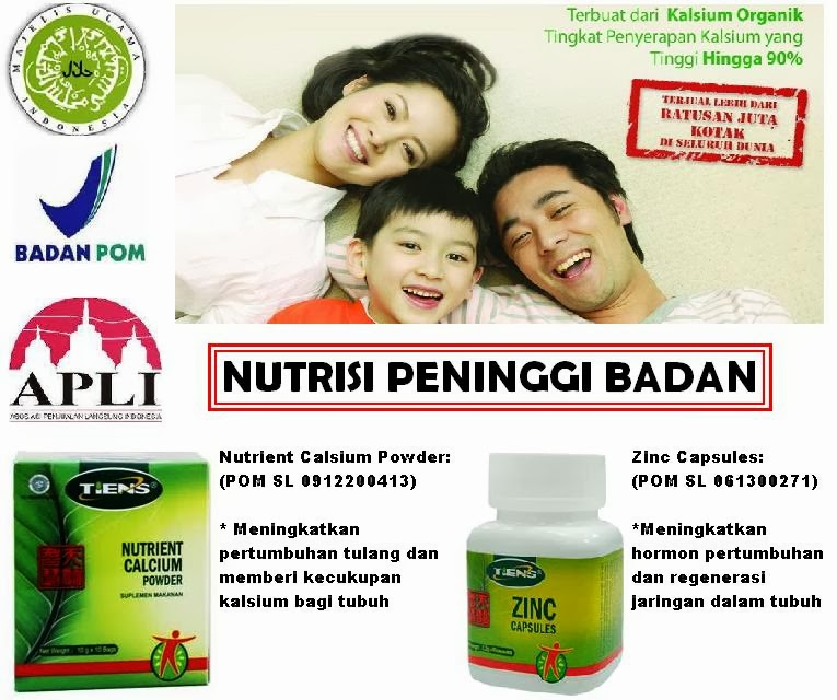 peninggi badan zinc murah