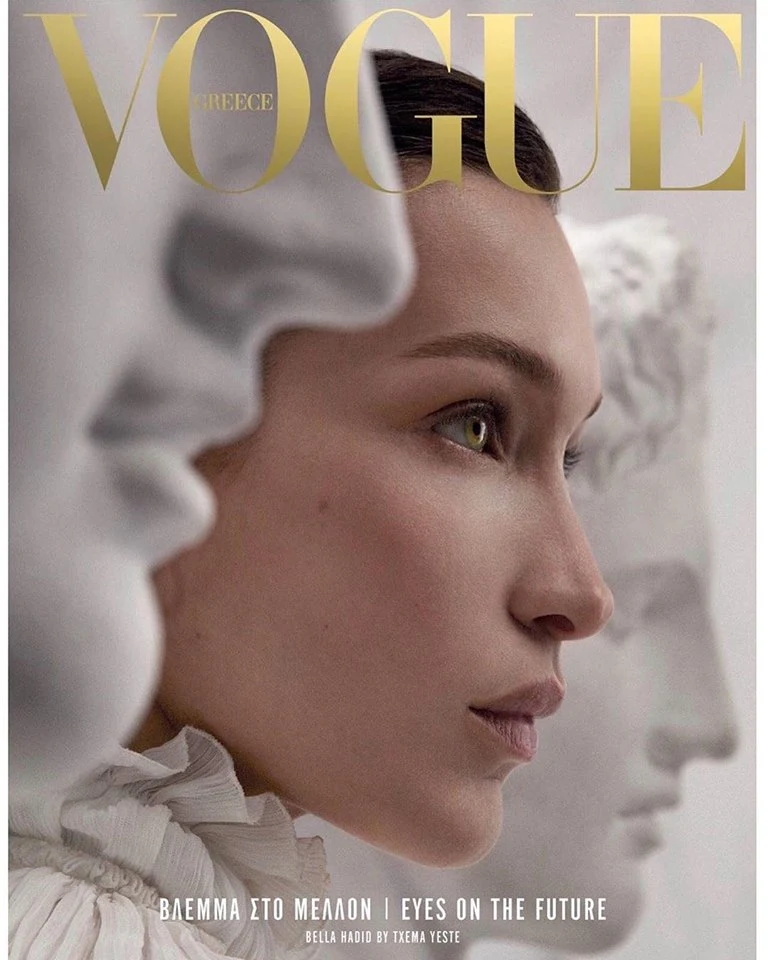 Bella Hadid is the cover of the first Vogue Greece