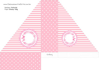 Pink Crown Free Printable Napkin Holder.