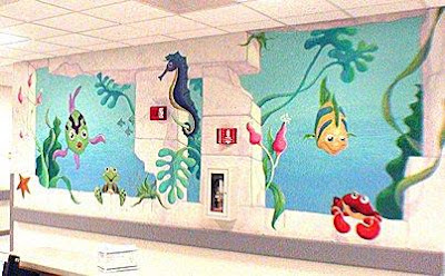 Underwater Mural Wall