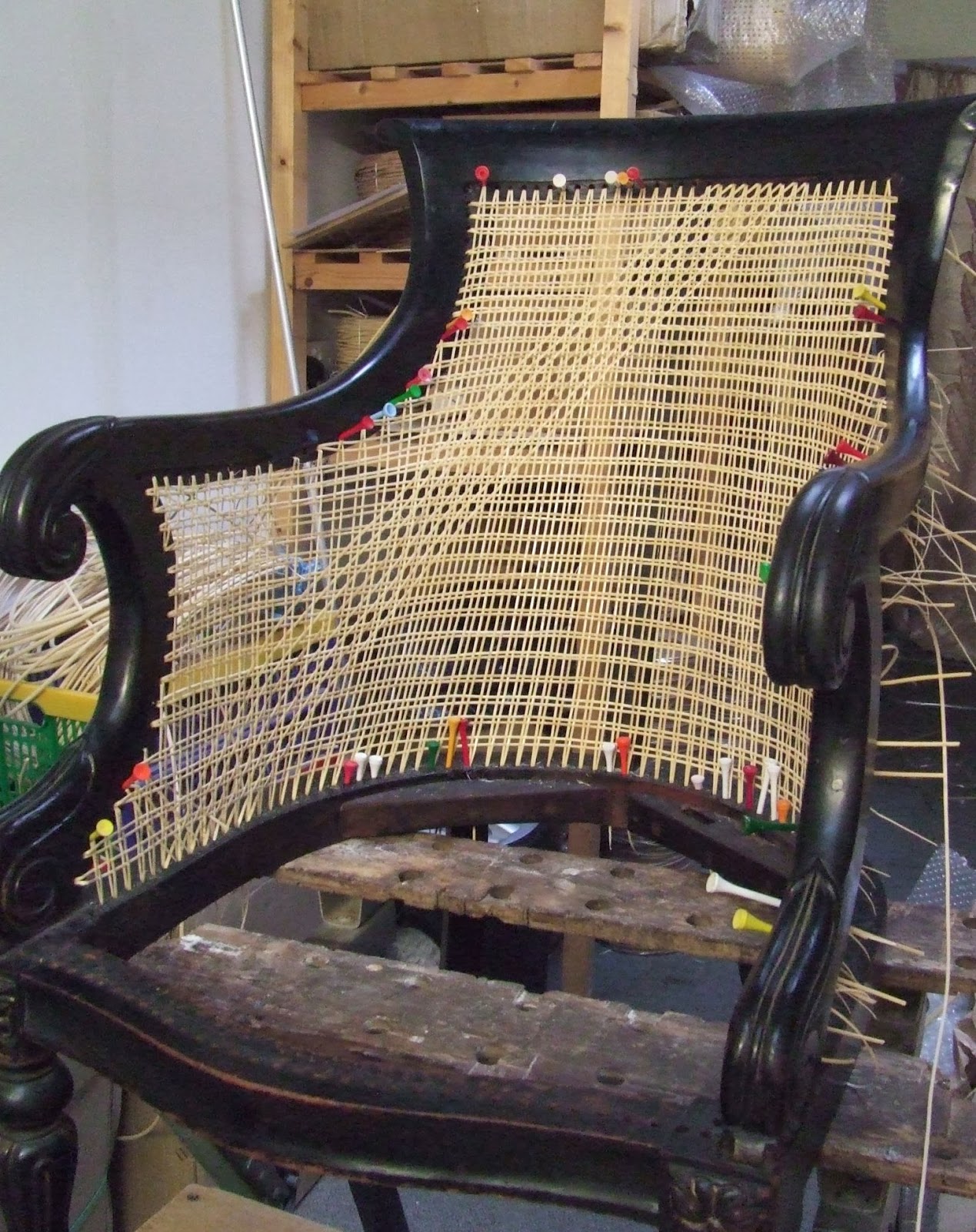 Former Glory Seat Weaving: A Whirlwind of Weaving and Weather.