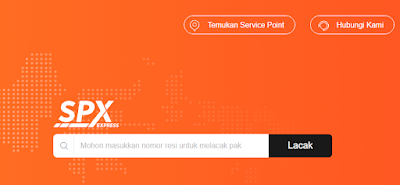 Cek resi Shopee Xpress di web resmi