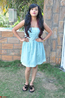 Sahana New cute Telugu Actress in Sky Blue Small Sleeveless Dress ~  Exclusive Galleries 048.jpg